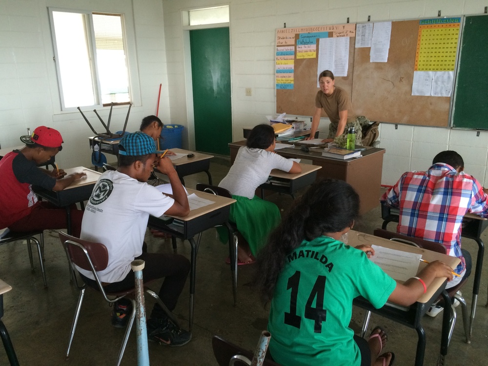 DVIDS - Images - Seabees Teach at Local School [Image 1 of 3]