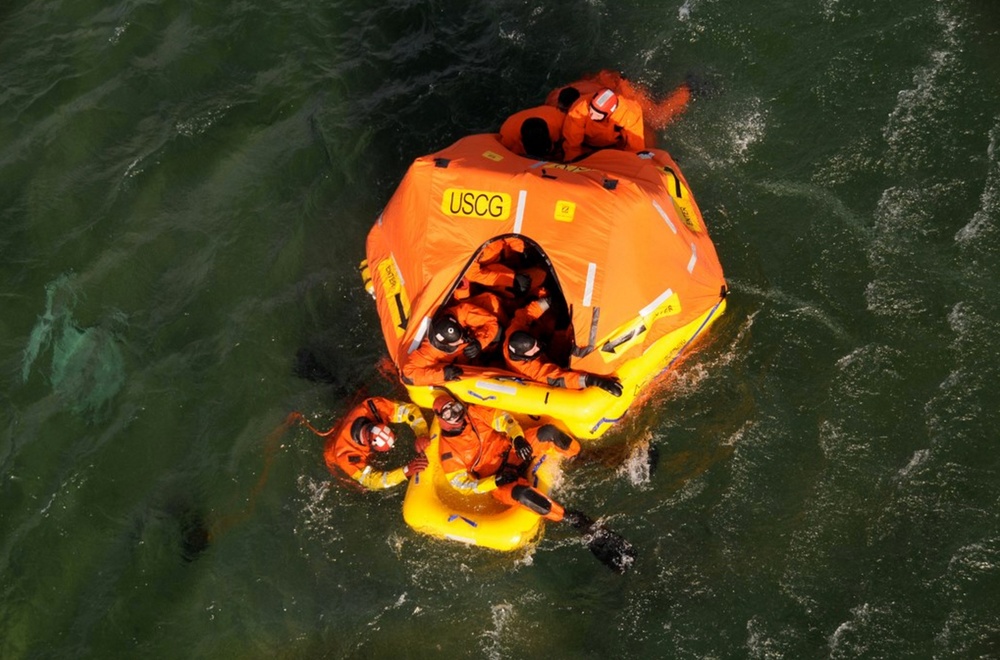 Coast Guard Air Station Traverse City conducts survival training