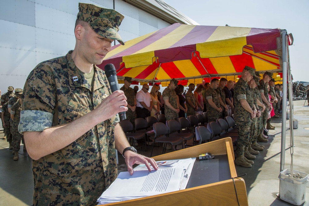 Marine Aviation Logistics Squadron 26 Change of Command