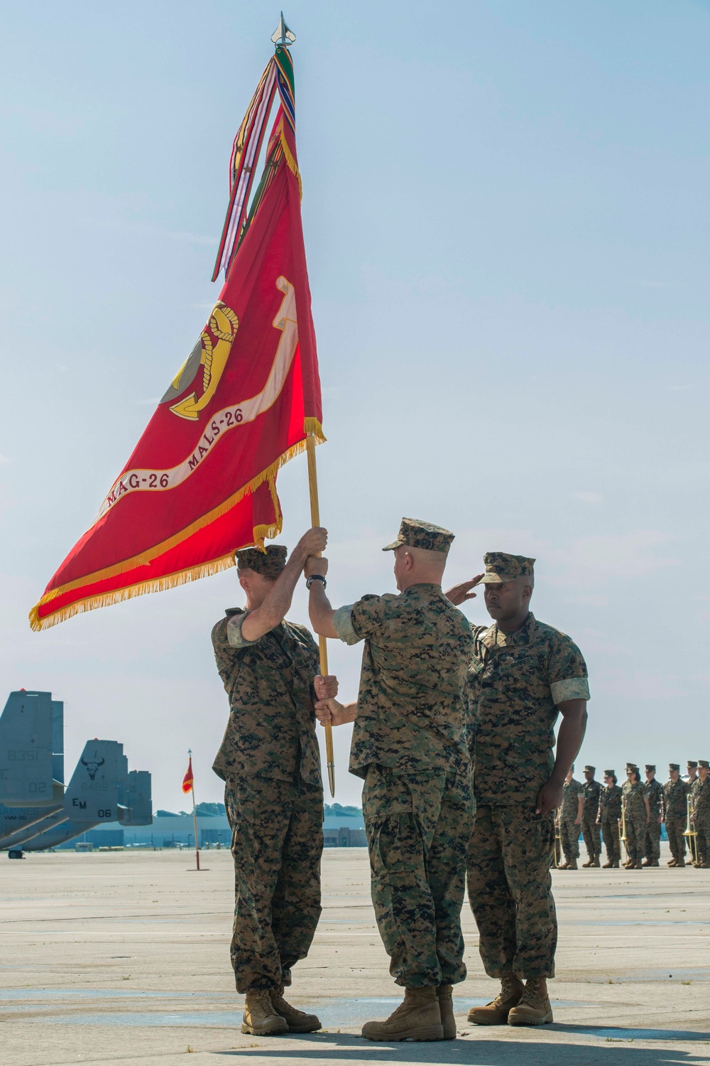 Marine Aviation Logistics Squadron 26 Change of Command