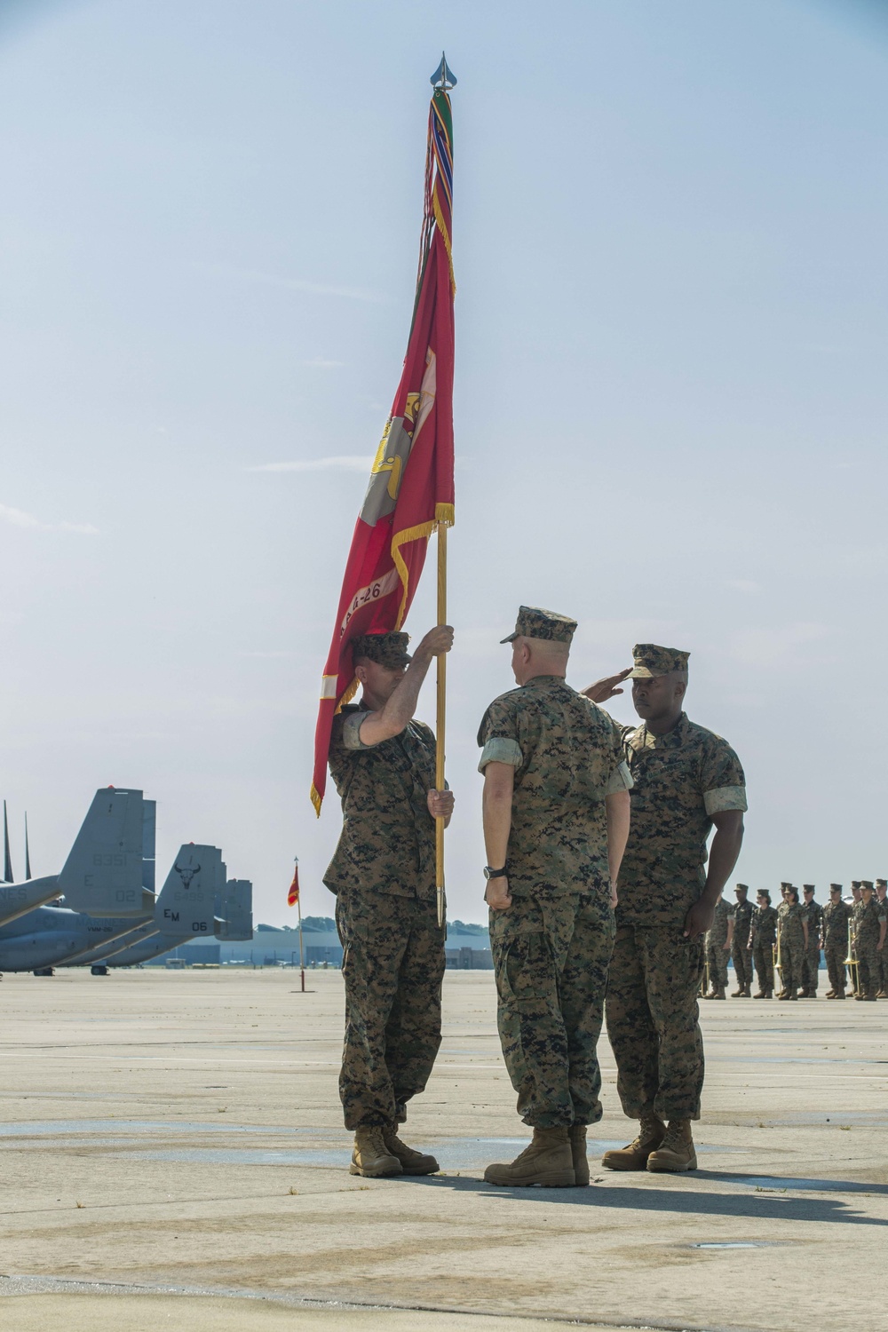 Marine Aviation Logistics Squadron 26 Change of Command