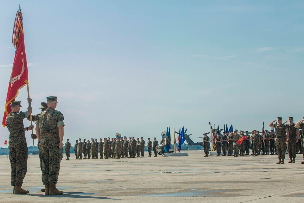 Marine Aviation Logistics Squadron 26 Change of Command