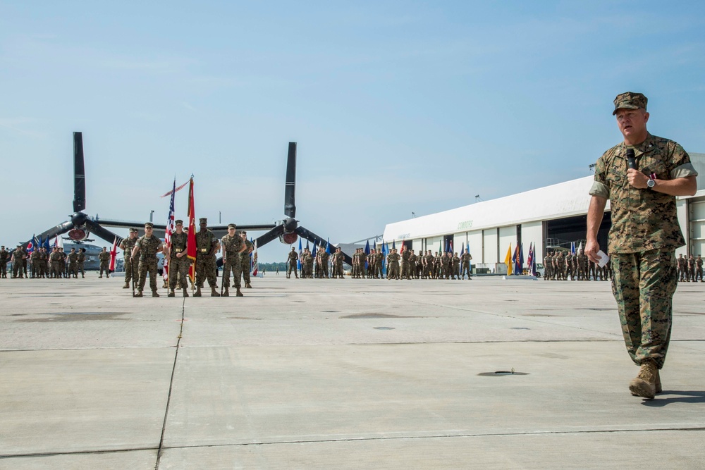 Marine Aviation Logistics Squadron 26 Change of Command