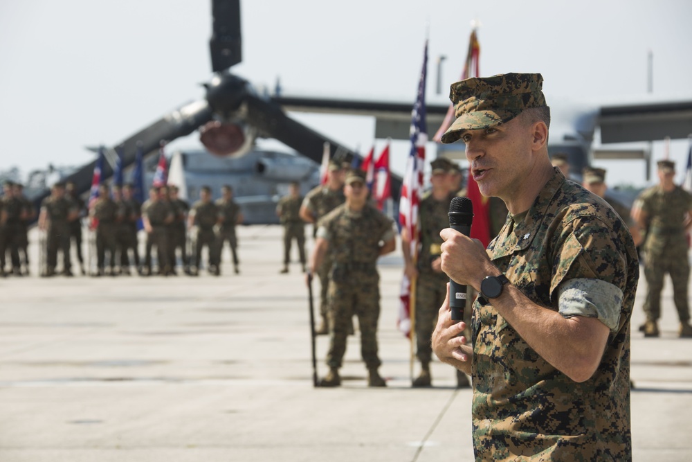 Marine Aviation Logistics Squadron 26 Change of Command