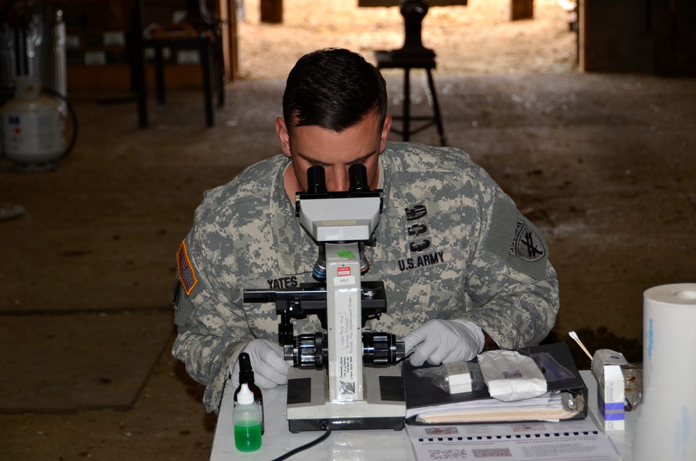 Army Civil Affairs Veterinarians Train at Marine Corps Mountain Warfare Training Center