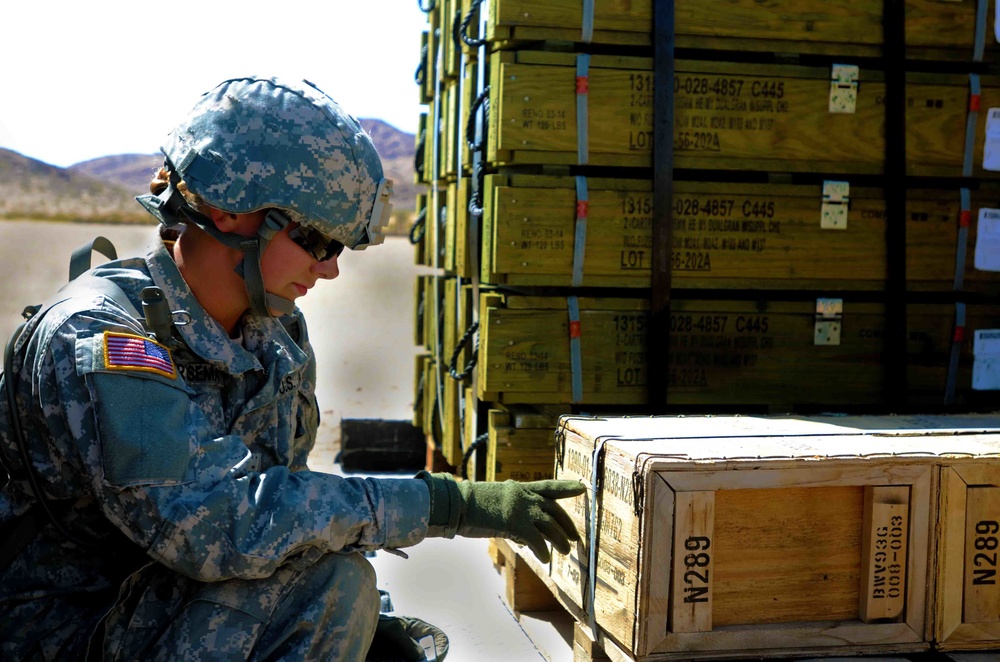 Checking Ammunition Crates