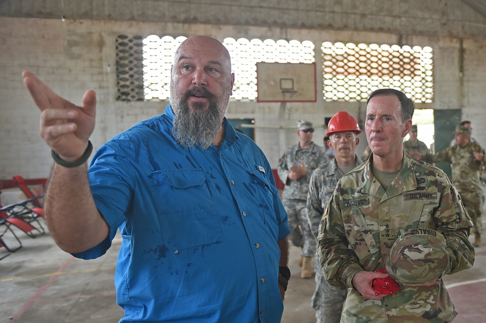 SOUTHCOM deputy commander visits BEYOND THE HORIZON 2016 GUATEMALA