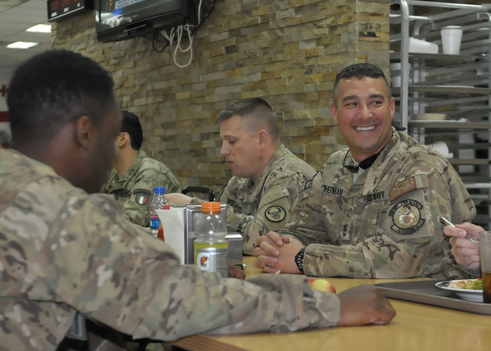 ECRC Forward CMDCM visits RS Sailors