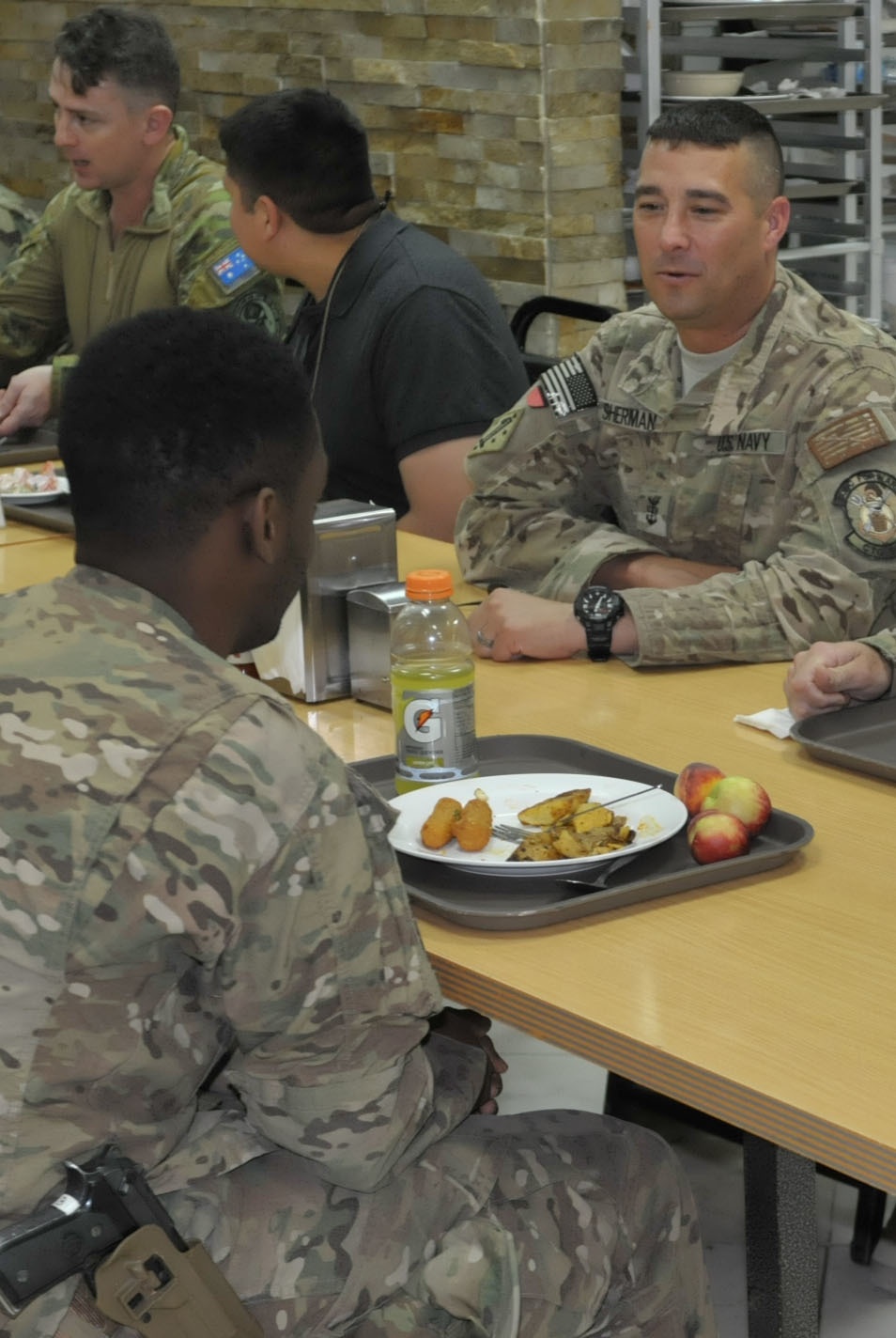 ECRC Forward CMC visits forward deployed Sailors in Afghanistan