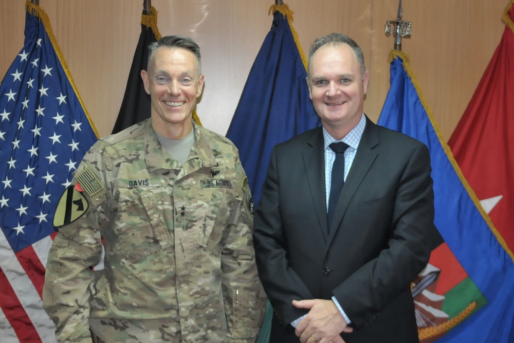 CSTC-A CG meets with Austrailian Ambassador to Afghanistan