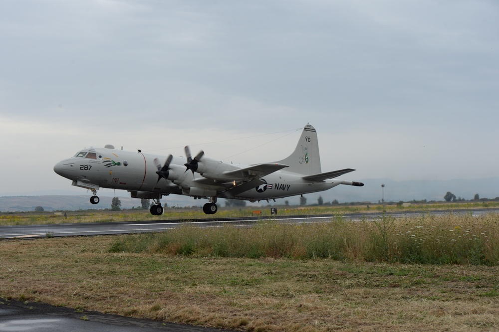 U.S. Navy P-3 Orion Assists in Search for Egypt Air Flight MS804