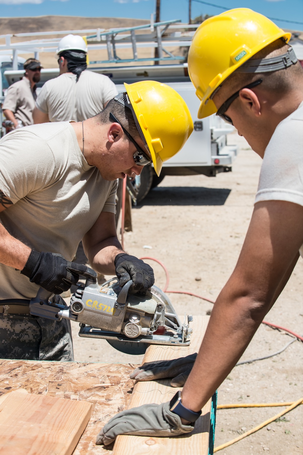 Building a future, repairing lost history: 315th Engineer Vertical Construction Company renovates aging buildings on Camp Roberts