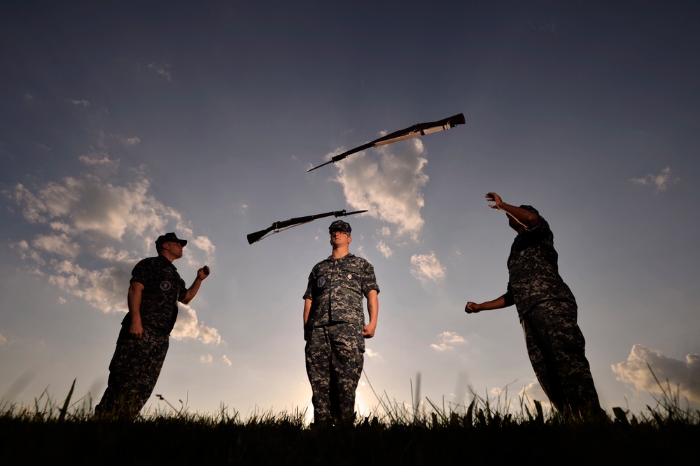 Navy Ceremonial Guard Trains at Joint Base Anacostia-Bolling