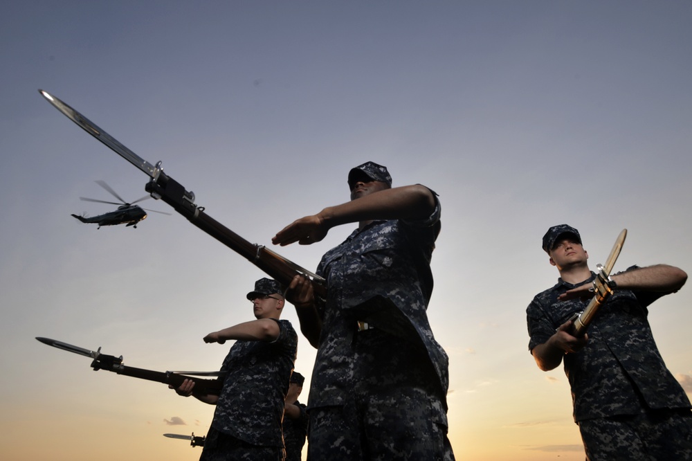 Navy Ceremonial Guard Trains at Joint Base Anacostia-Bolling