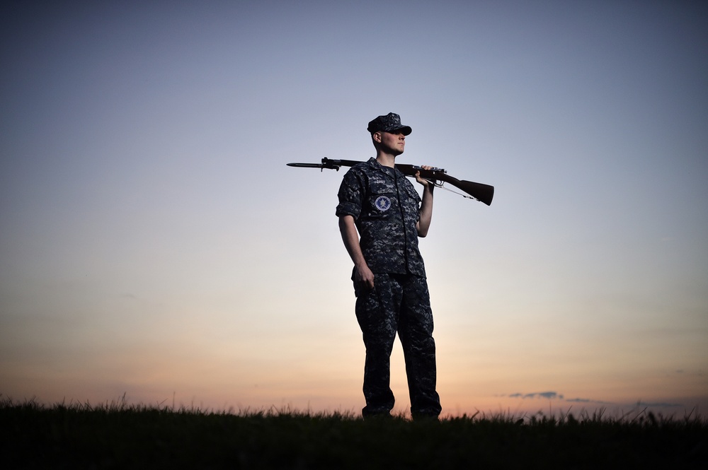 Navy Ceremonial Guard Trains at Joint Base Anacostia-Bolling