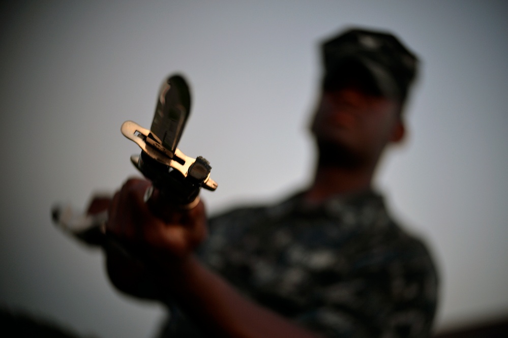 Navy Ceremonial Guard Trains at Joint Base Anacostia-Bolling