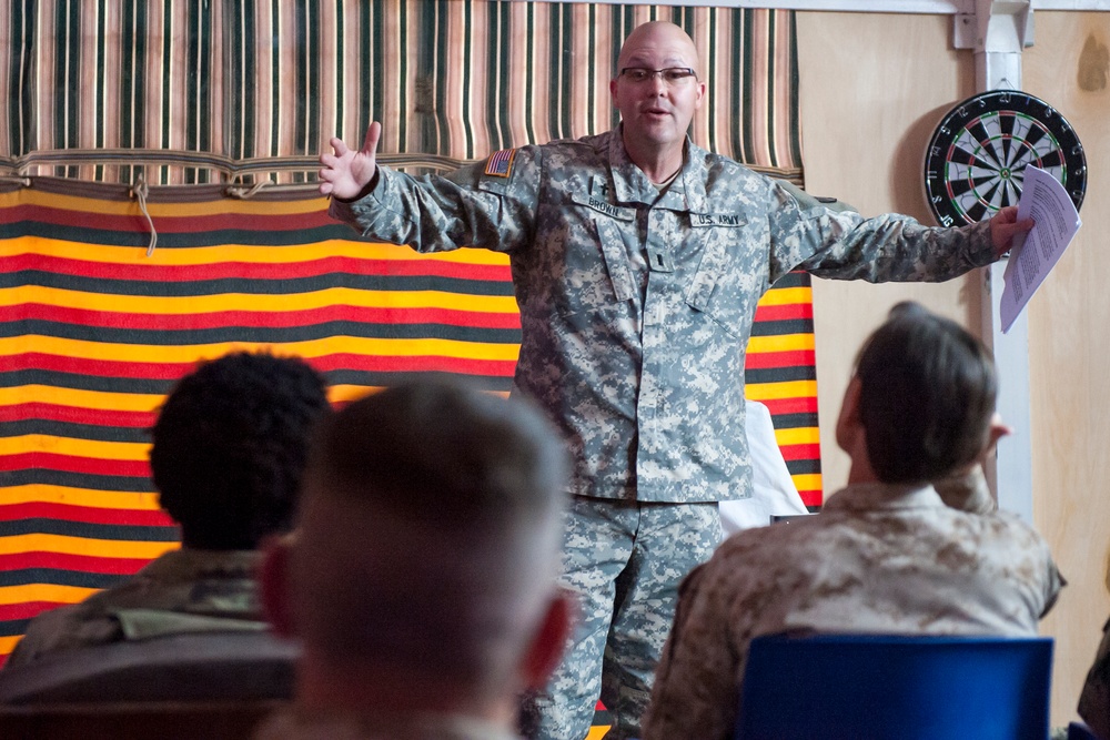 S.C. Guard Chaplain inspires service members during Eager Lion 16