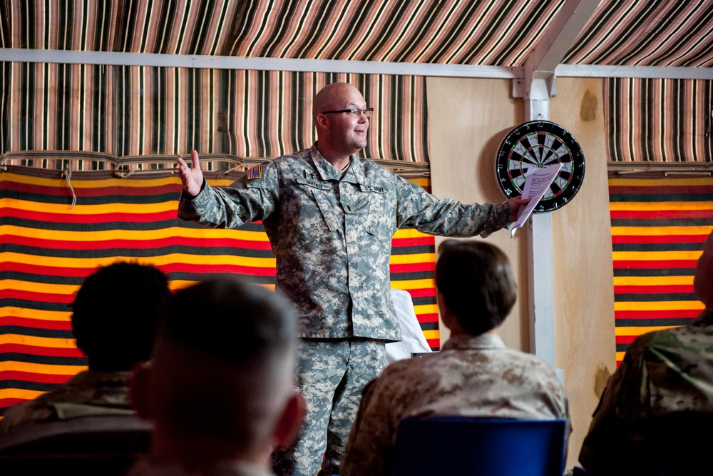 S.C. Guard Chaplain inspires service members during Eager Lion 16