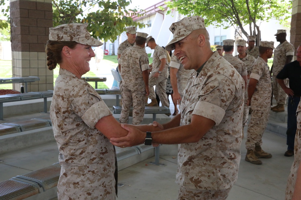Female engineer breaks new ground with promotion to master gunnery sergeant