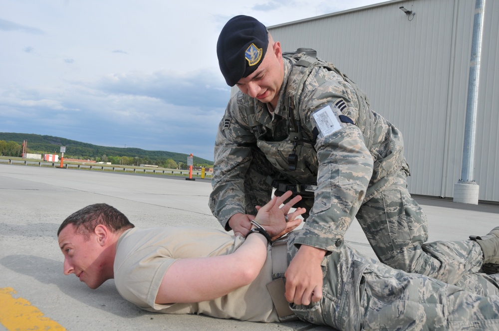 104th Fighter Wing Defenders Secure Barnes Air National Guard Base