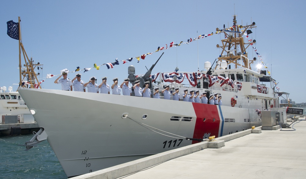 Coast Guard commissions 17th fast response cutter, USCGC Donald Horsley, in San Juan, Puerto Rico