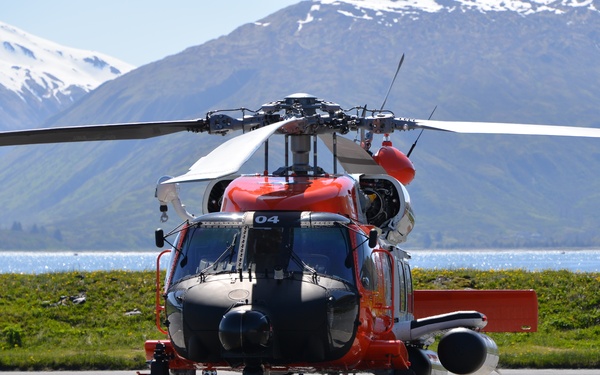 Coast Guard MH-60 Jayhawk Helicopter in Kodiak, Alaska