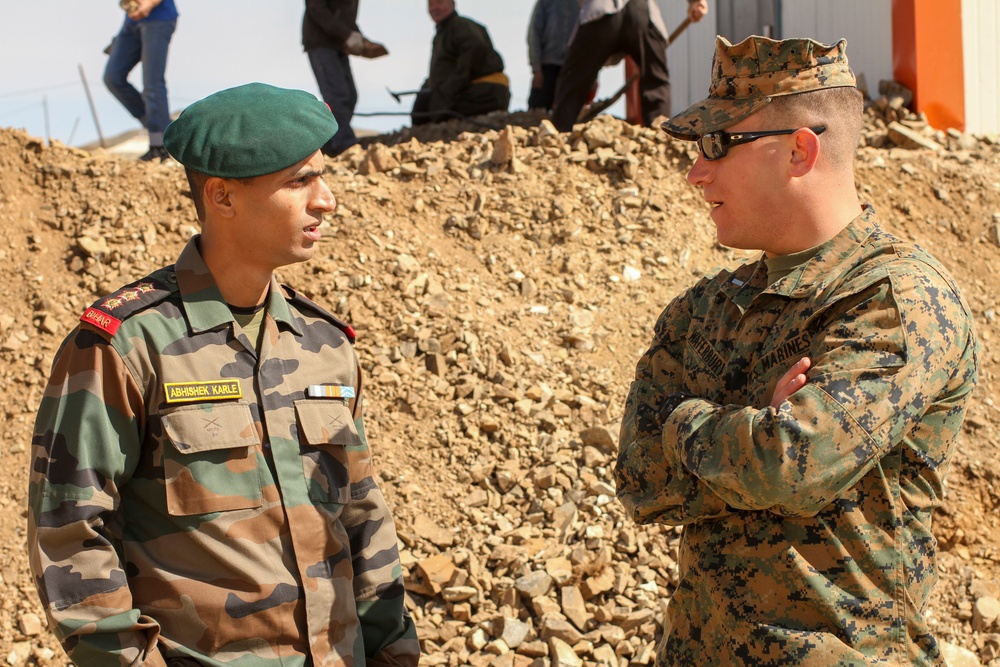 Construction continues in the Tuv province for Khaan Quest 2016