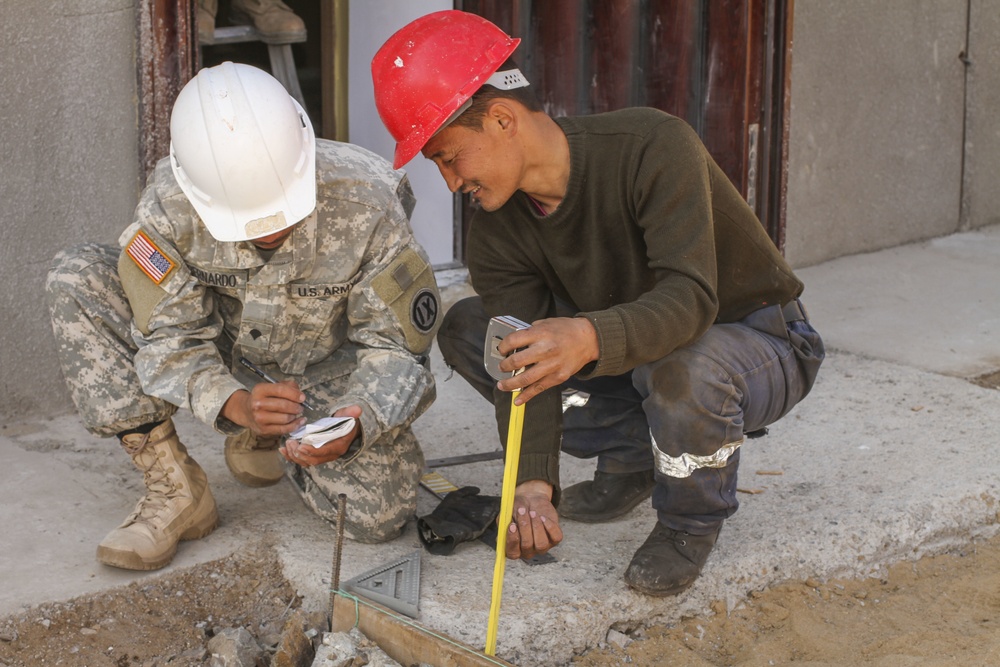 Construction continues in the Tuv province for Khaan Quest 2016