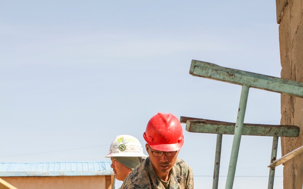 Construction continues in the Tuv province for Khaan Quest 2016