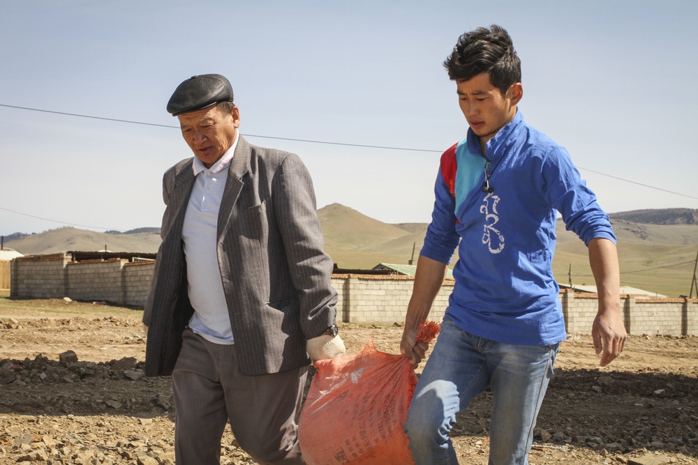 Construction continues in the Tuv province for Khaan Quest 2016