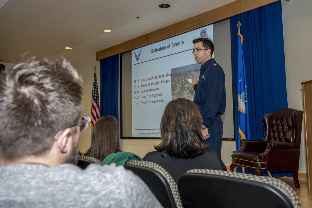 89th AW Spouses Fly SAM Fox Orientation Flight Aboard Boeing and Gulfstreams