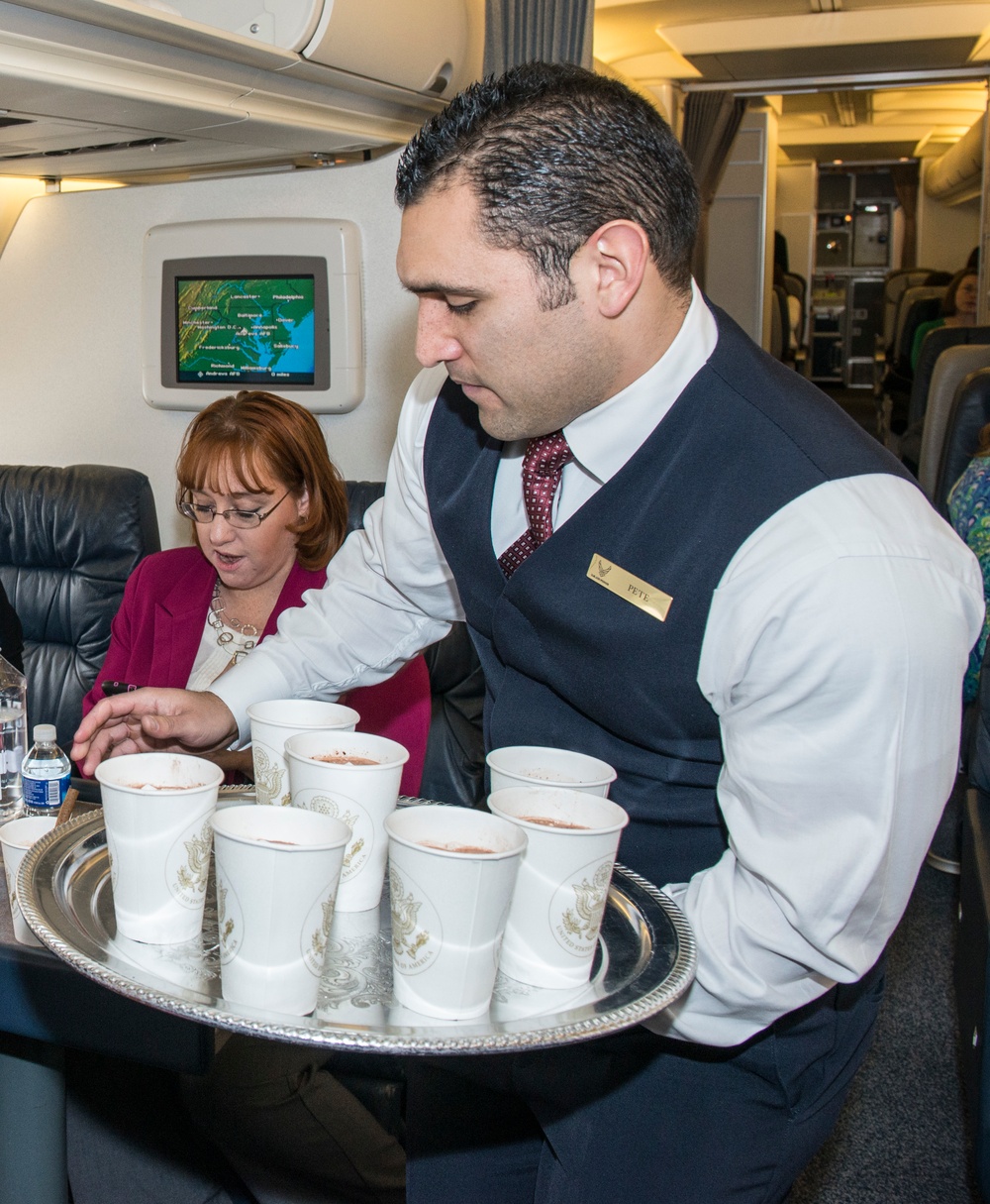 89th AW Spouses Fly SAM Fox Orientation Flight Aboard Boeing and Gulfstreams