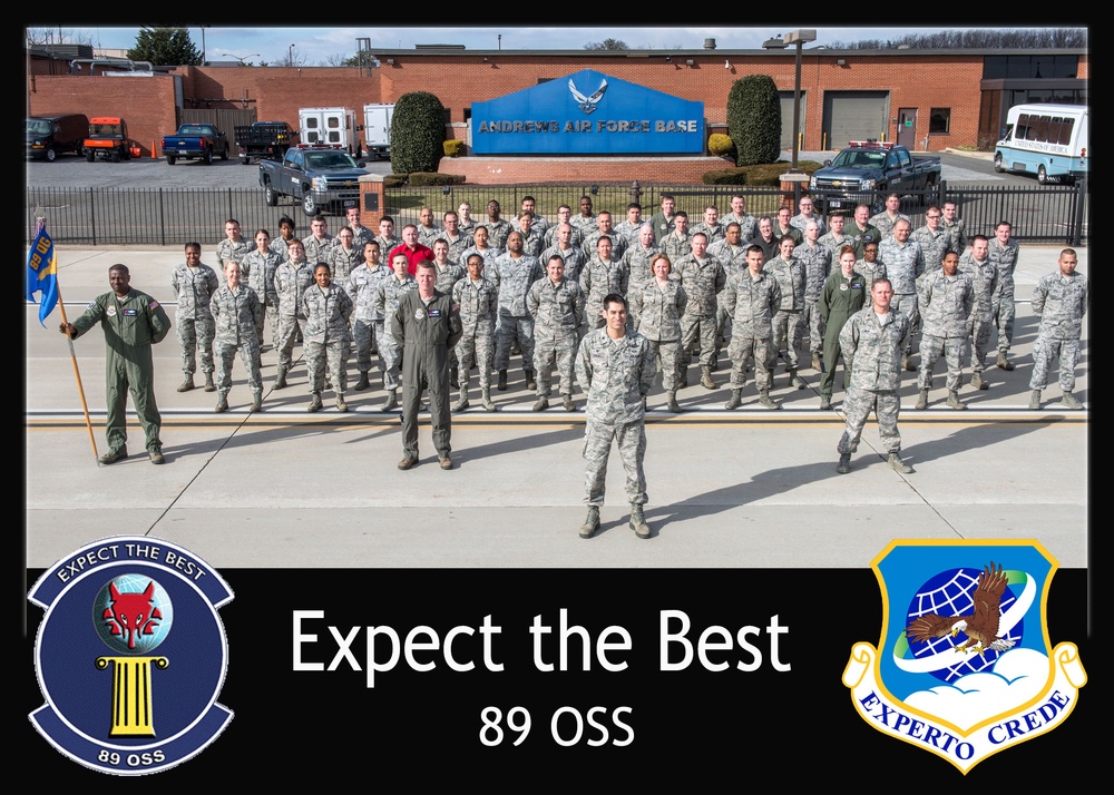 89th Operations Support Squadron group photo