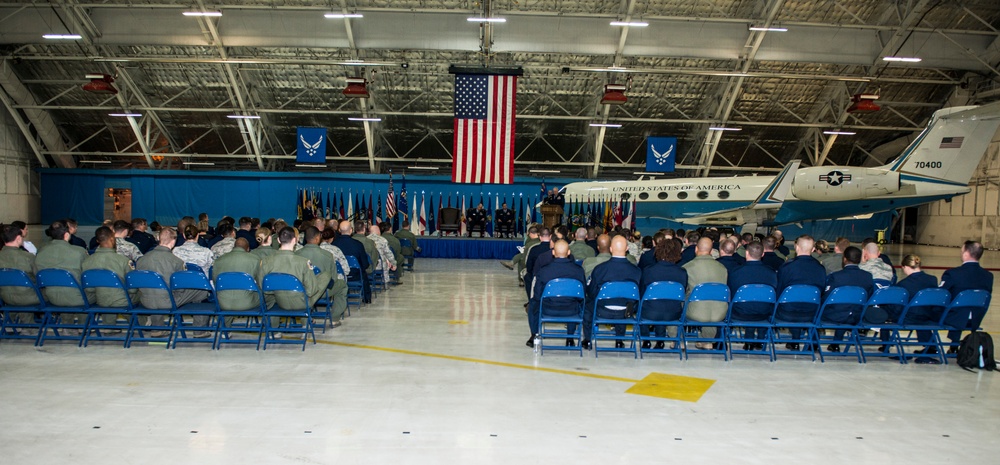 99th Airlift Squadron Change-of-Command