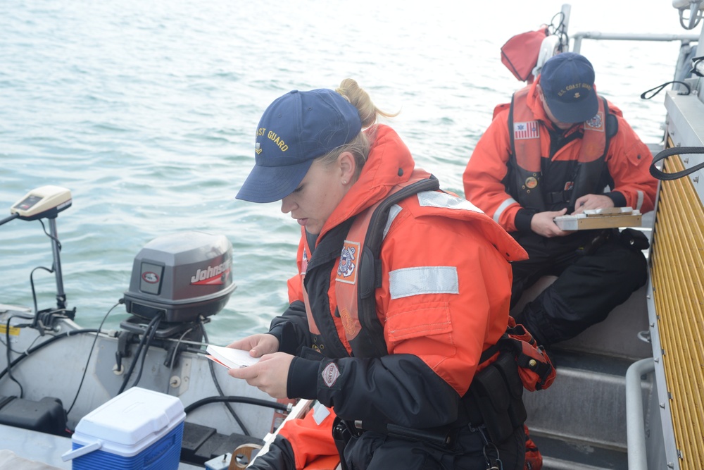 Coast Guard conducts recreational vessel safety boardings