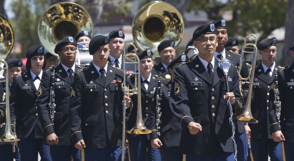 300th Army Band marches in 57th Annual Torrance Armed Forces Day Parade