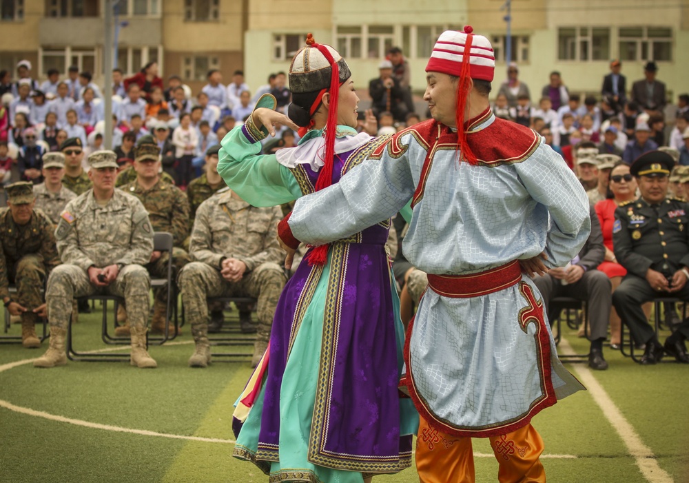 Health Services Support Engagement opening ceremony for Khaan Quest 2016