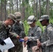 Soldiers traverse with land navigation