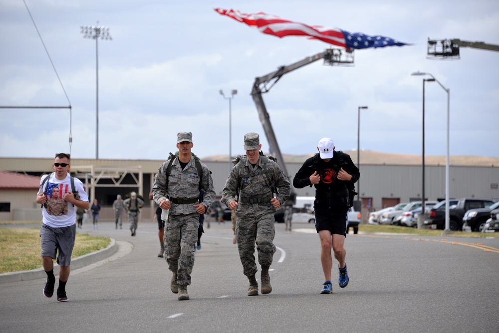Airmen ruck to honor, remember the fallen