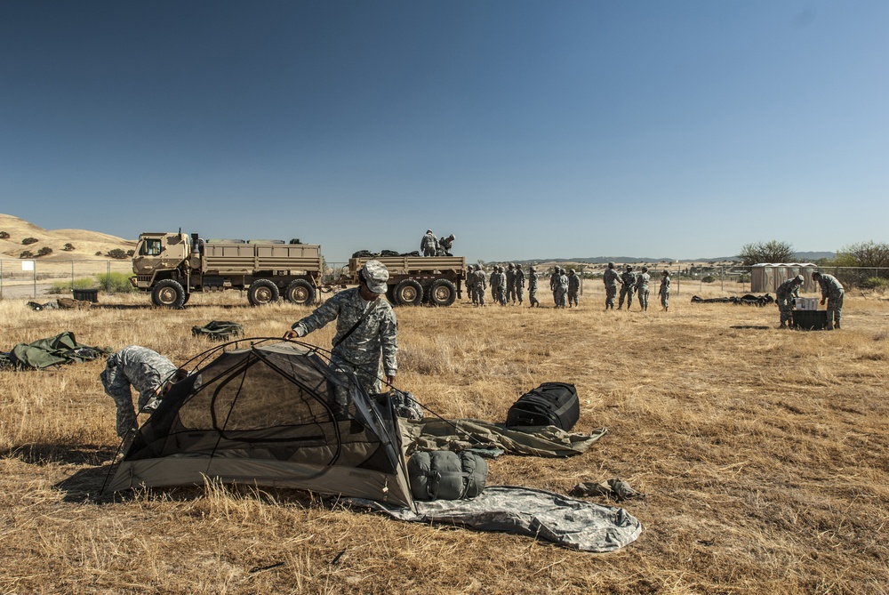 224th Sustainment Brigade reaches full operational tempo in support of California Army National Guard’s 2016 annual training