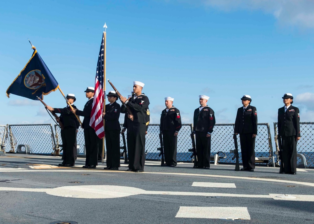 USS Stout (DDG 55) Burial at Sea