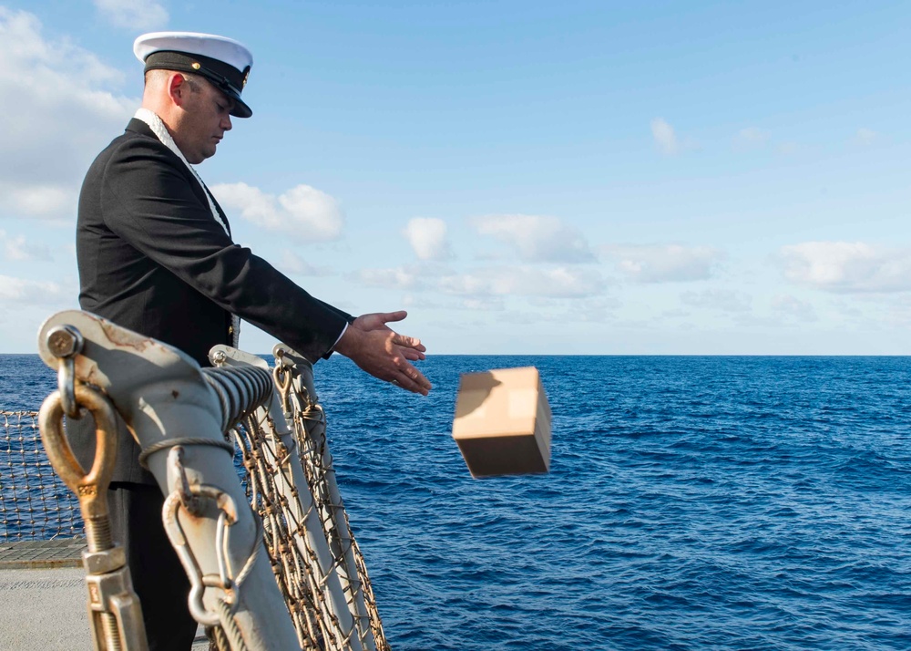 USS Stout (DDG 55) Burial at Sea