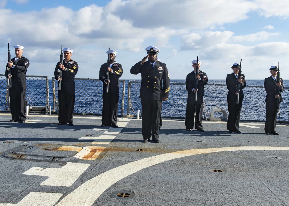 USS Stout (DDG 55) Burial at Sea