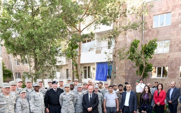 Georgia Air Guard engineers partner with Armenia to renovate elderly center
