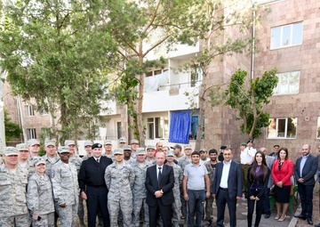 Georgia Air Guard engineers partner with Armenia to renovate elderly center