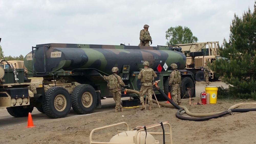 240th Quartermaster Supply Co. makes bulk fuel history prepping for Anakonda ‘16