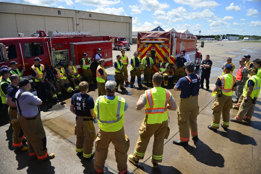 Accident Response Exercise at the 148th Fighter Wing