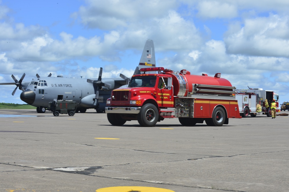 Accident Response Exercise at the 148th Fighter Wing