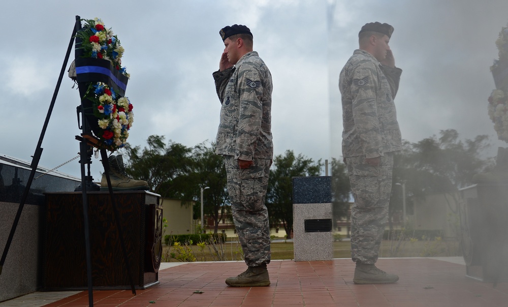 To serve and protect: Andersen defenders honor fallen wingmen during Police Week