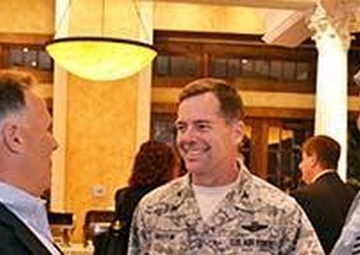 Willow Grove public, Guardsmen commune during community meeting